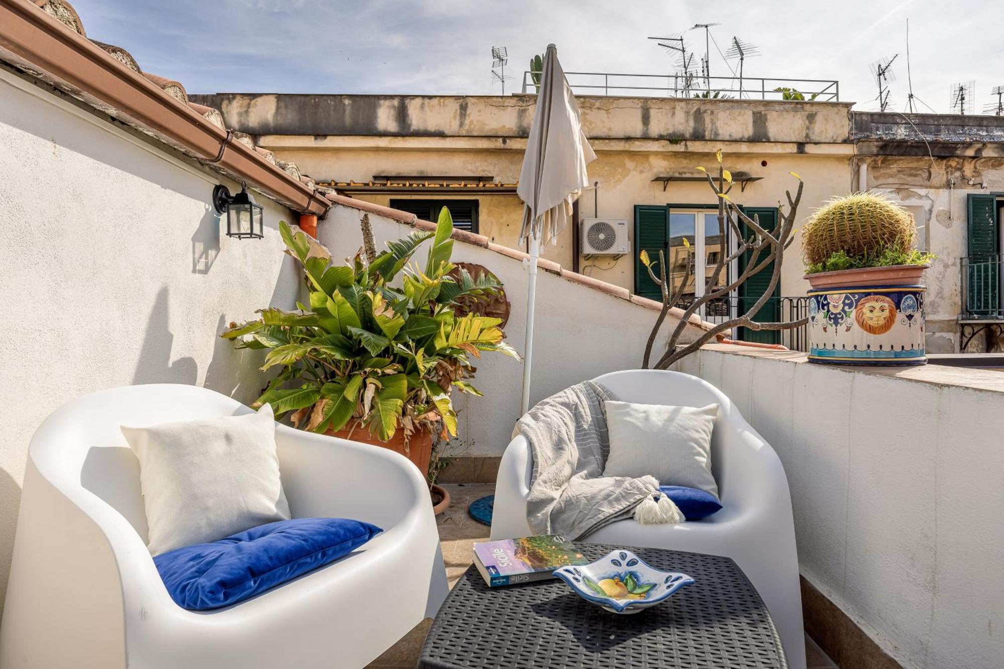 Sofia'S Apt Loft Incantevole Con Terrazza Privata Palermo Dış mekan fotoğraf