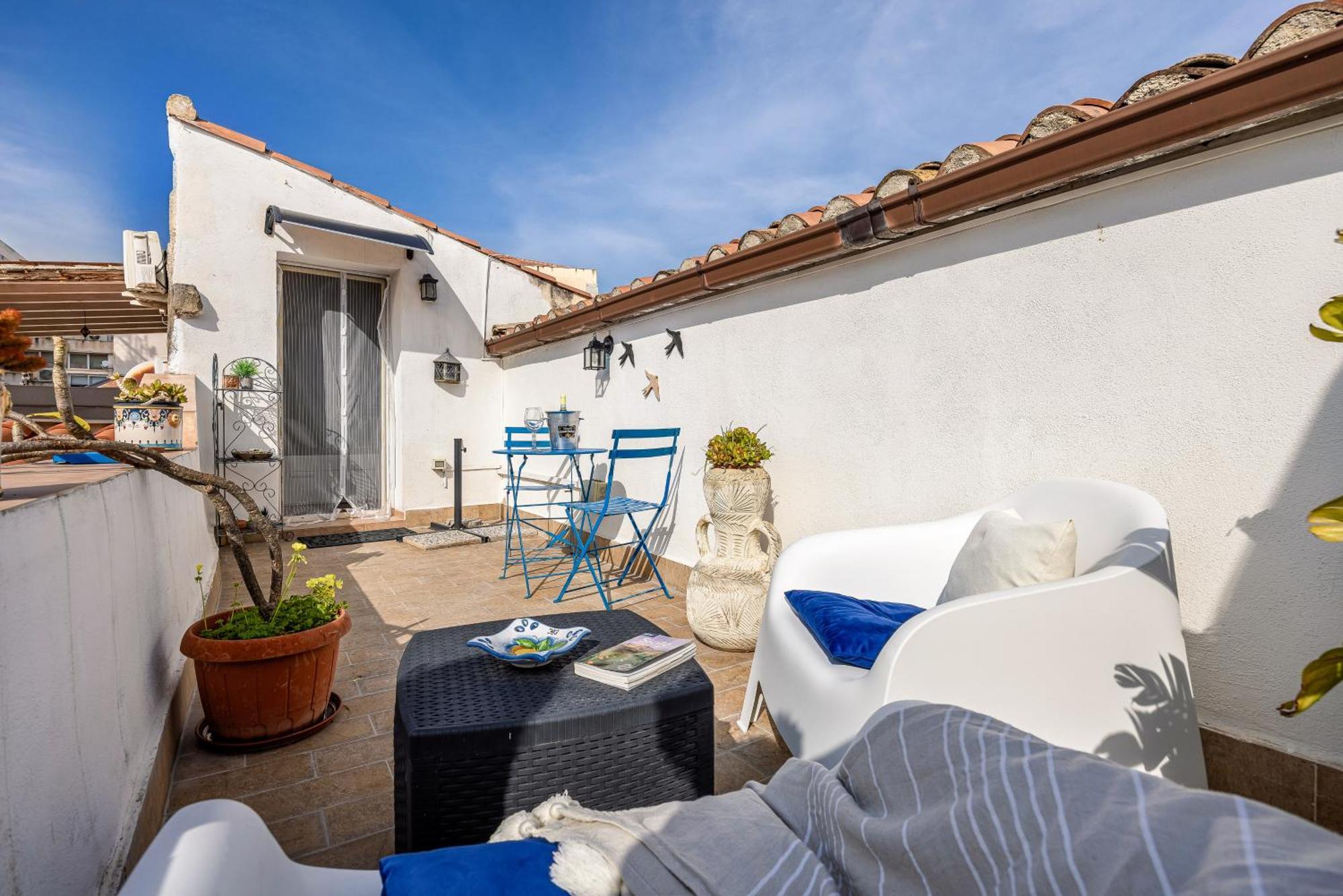 Sofia'S Apt Loft Incantevole Con Terrazza Privata Palermo Dış mekan fotoğraf